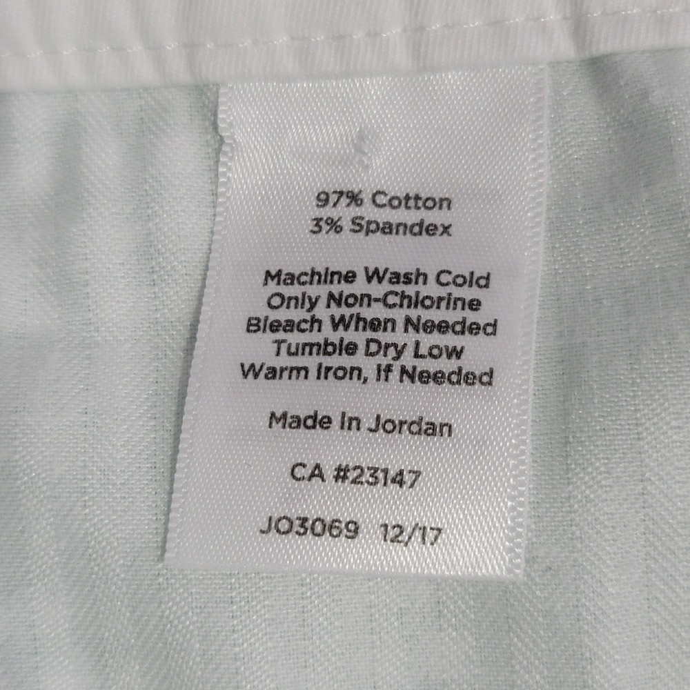 Talbots Skimmer Pants 6 Green Gingham Check Cropped Cotton Coastal Preppy Classy - Picture 8 of 14